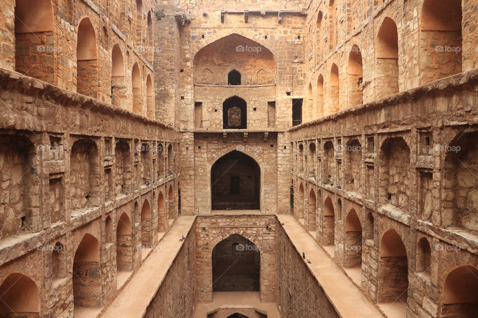 Agrasen ki baoli, Agrasen's step well in new Delhi, India