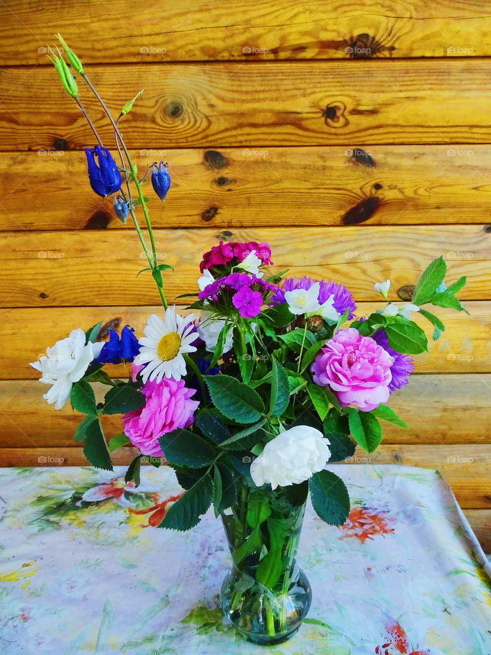 bouquet of summer flowers