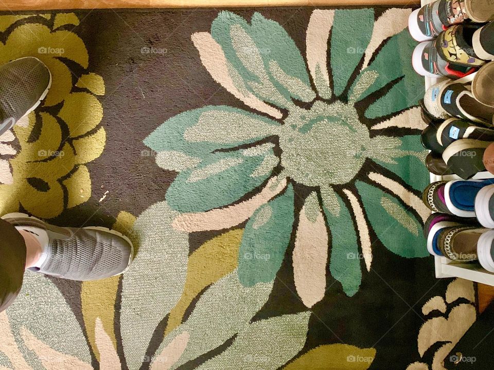 Flowery rug