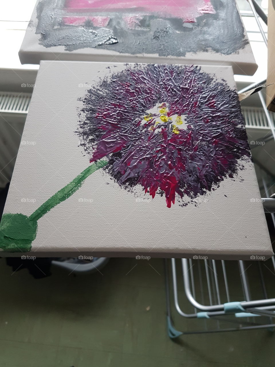 dandelion painting