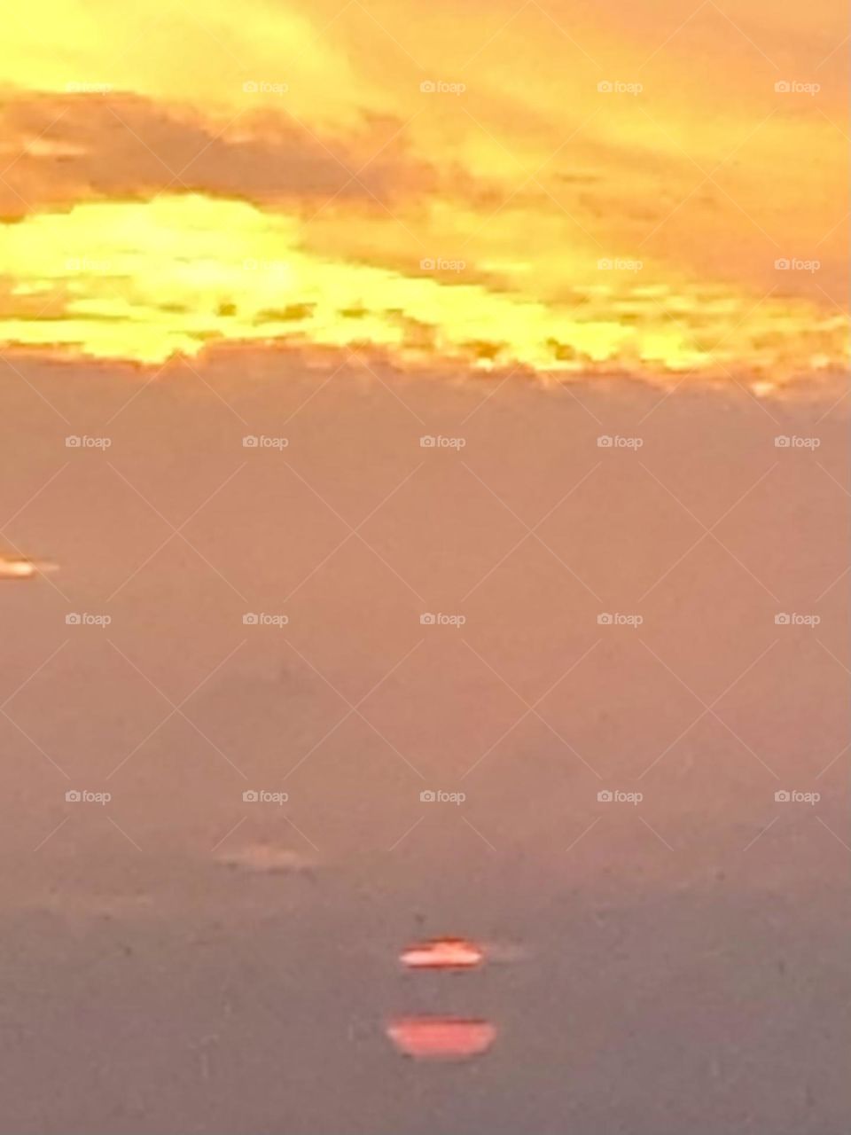 Really abstract colors for the sunset one night in Rockport TX, the sun is a giant red fireball 🔥