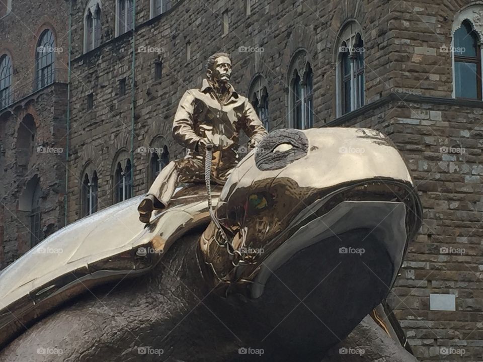 Arte moderna in piazza della Signoria a Firenze la mia città natale ;-)