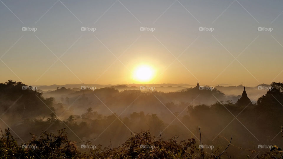 Light on Earth is looked like this