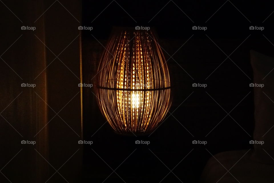 bamboo lamp