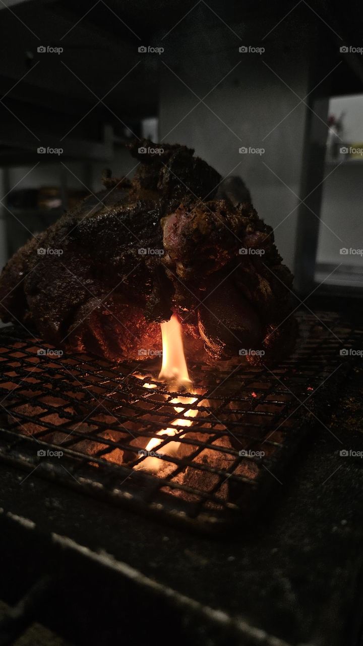 Fire meats meat