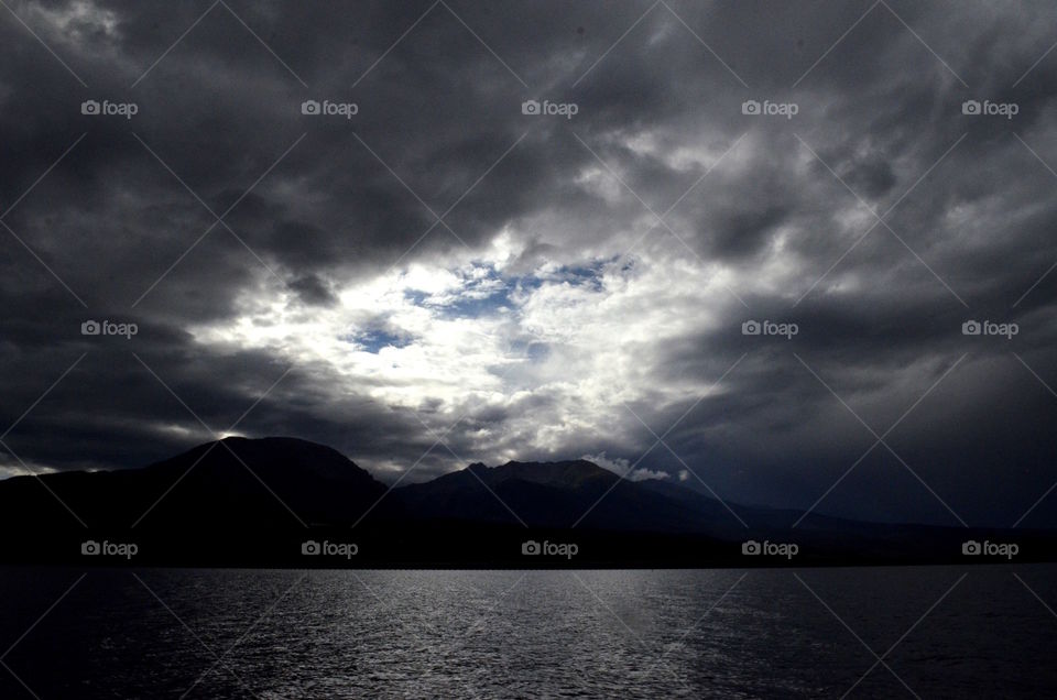 Birthday outing on a boat with amazing grey skies