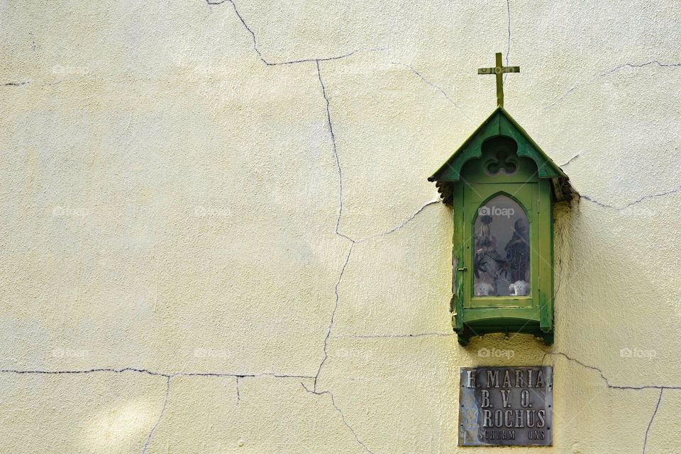 Wall chapel in Flanders 
