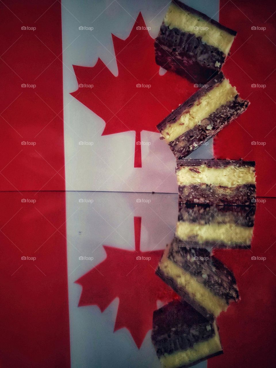 Homemade Nanaimo bars