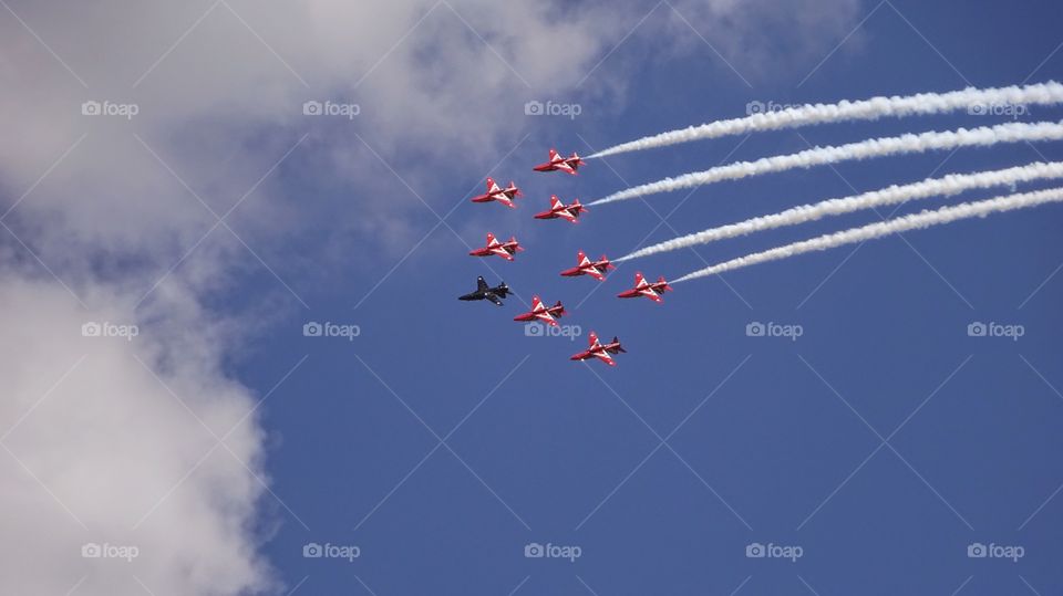 Red arrows
