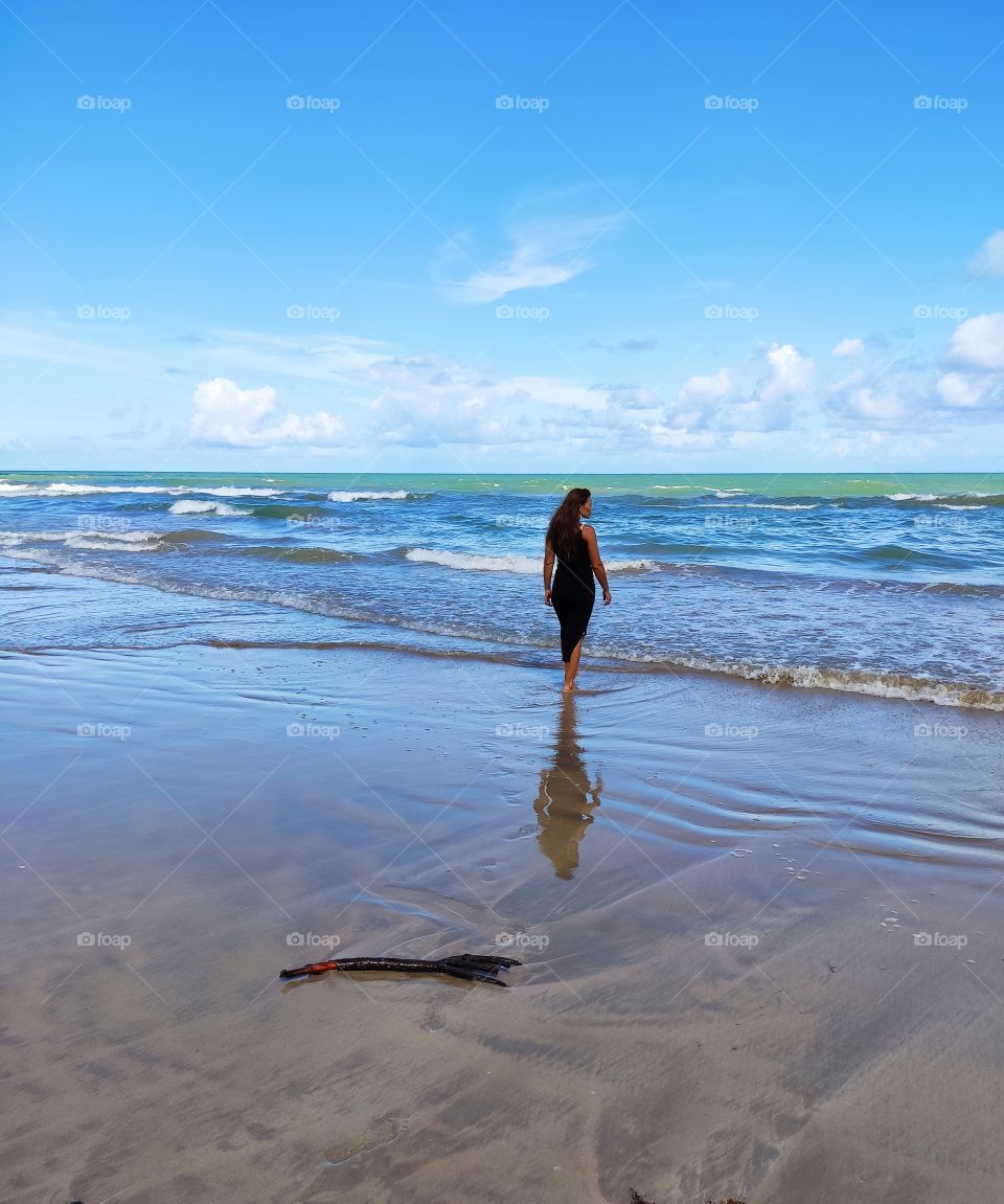 Girl in Beach
