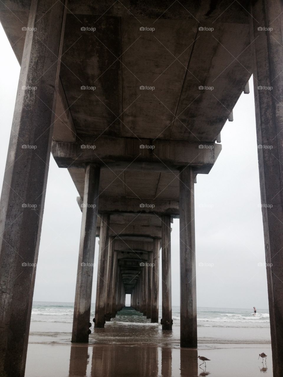 Reverse Entrance. Beach walking in California. The moment I exhaled.