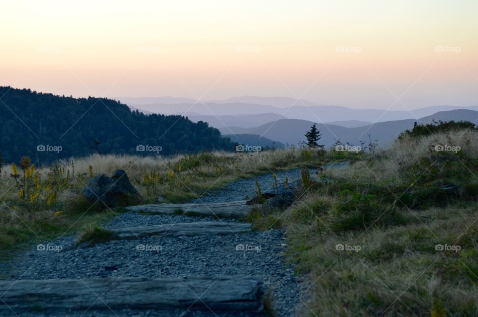 Roan Mountain at Sunset
