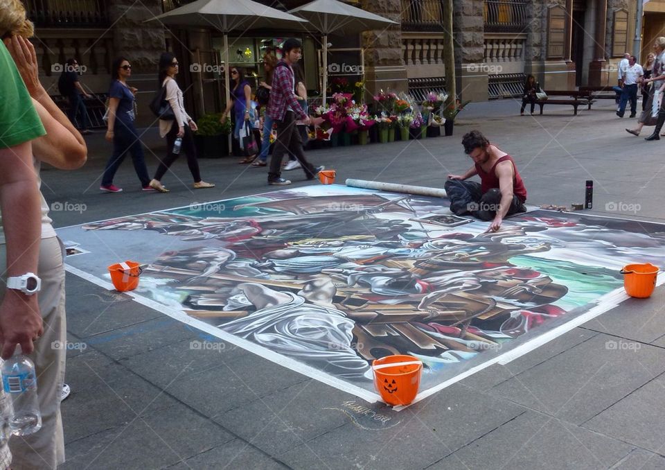 Street artist Australia 