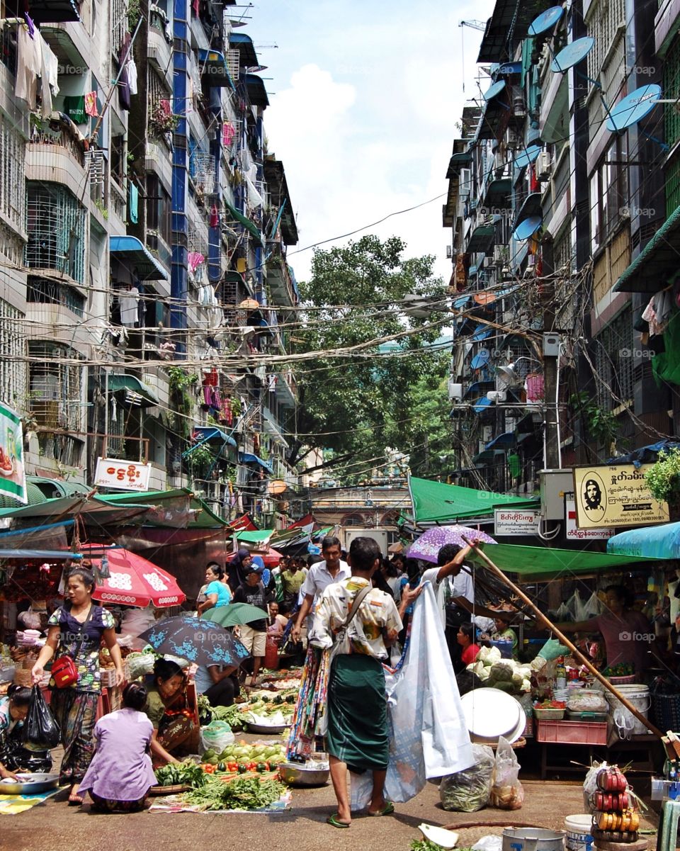 Chinatown, Yangon, Myanmar