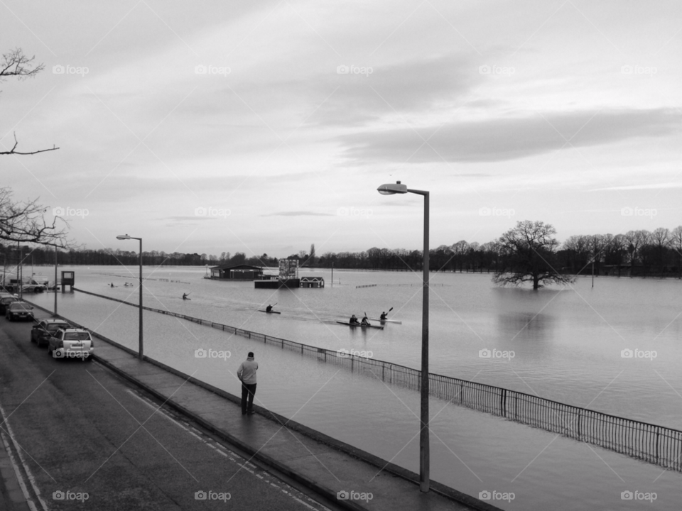 worcester uk canoeing on racecourse by chris7ben