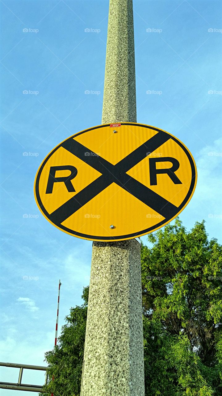 Railroad Crossing Sign