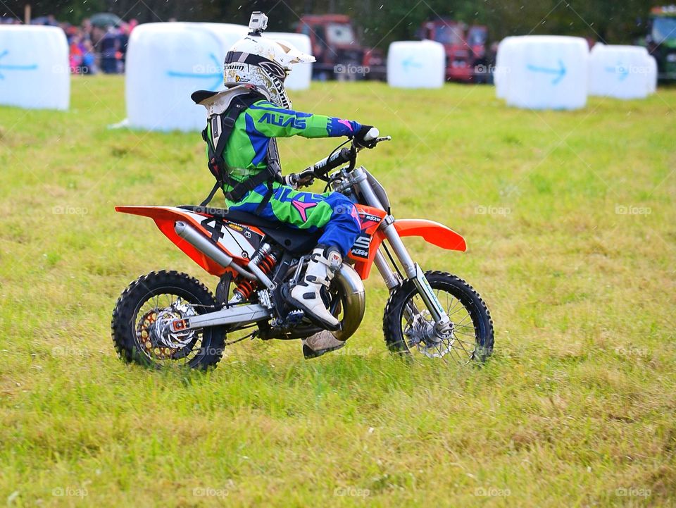 Motocross driver