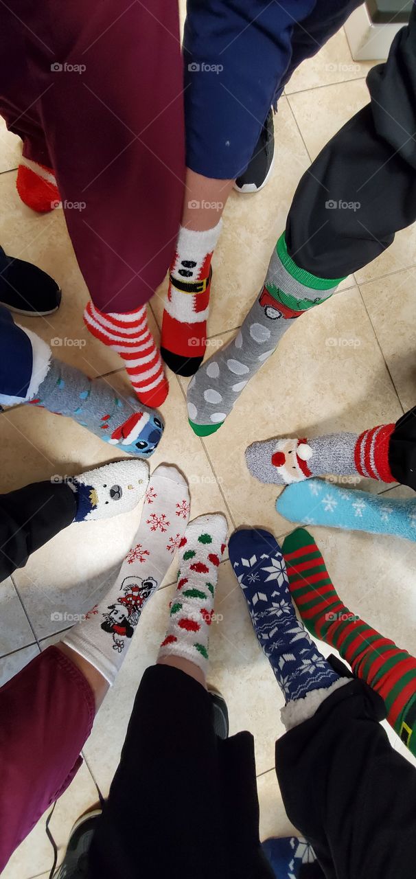 christmas time at work