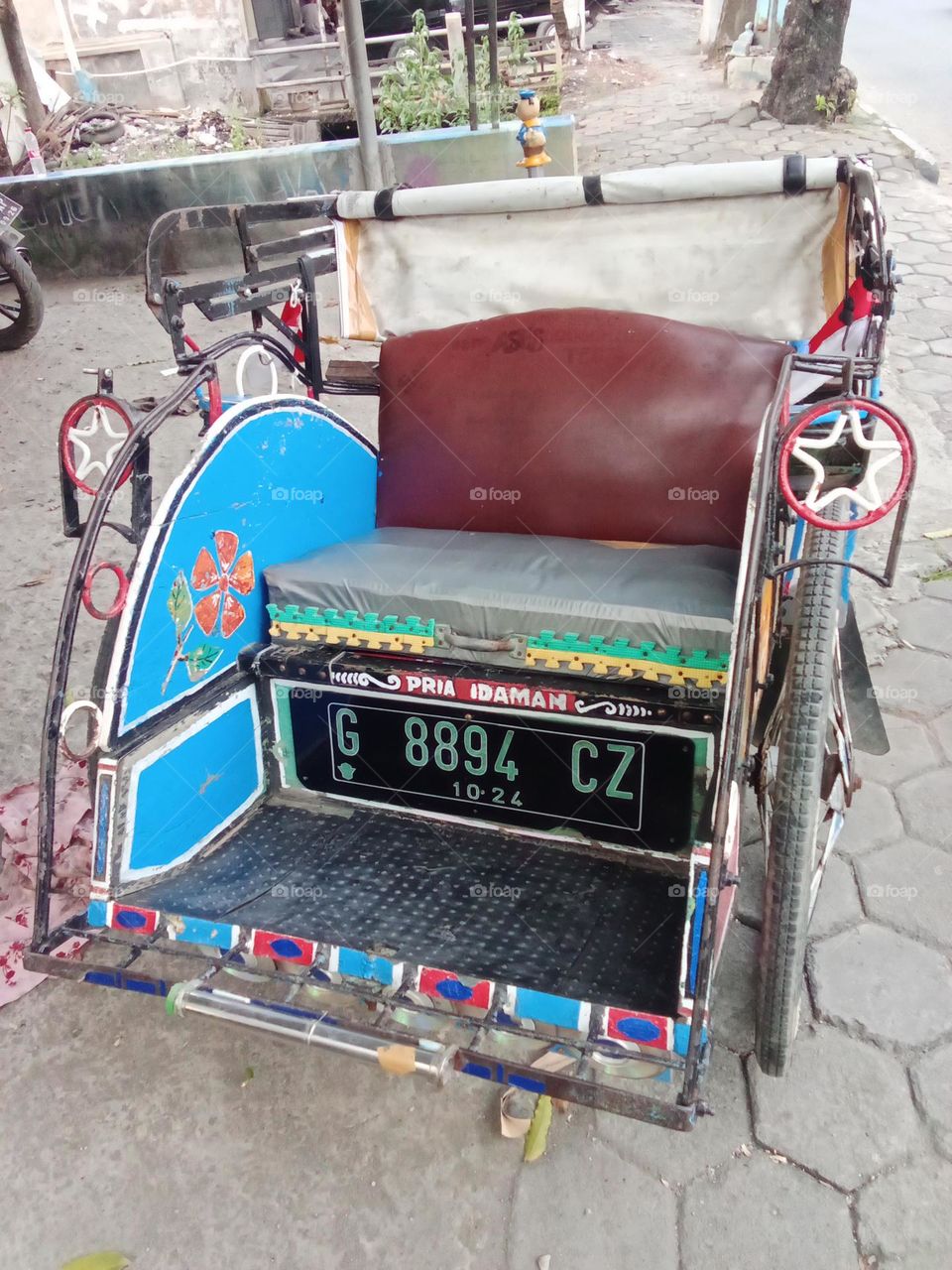 Indonesian rickshaw