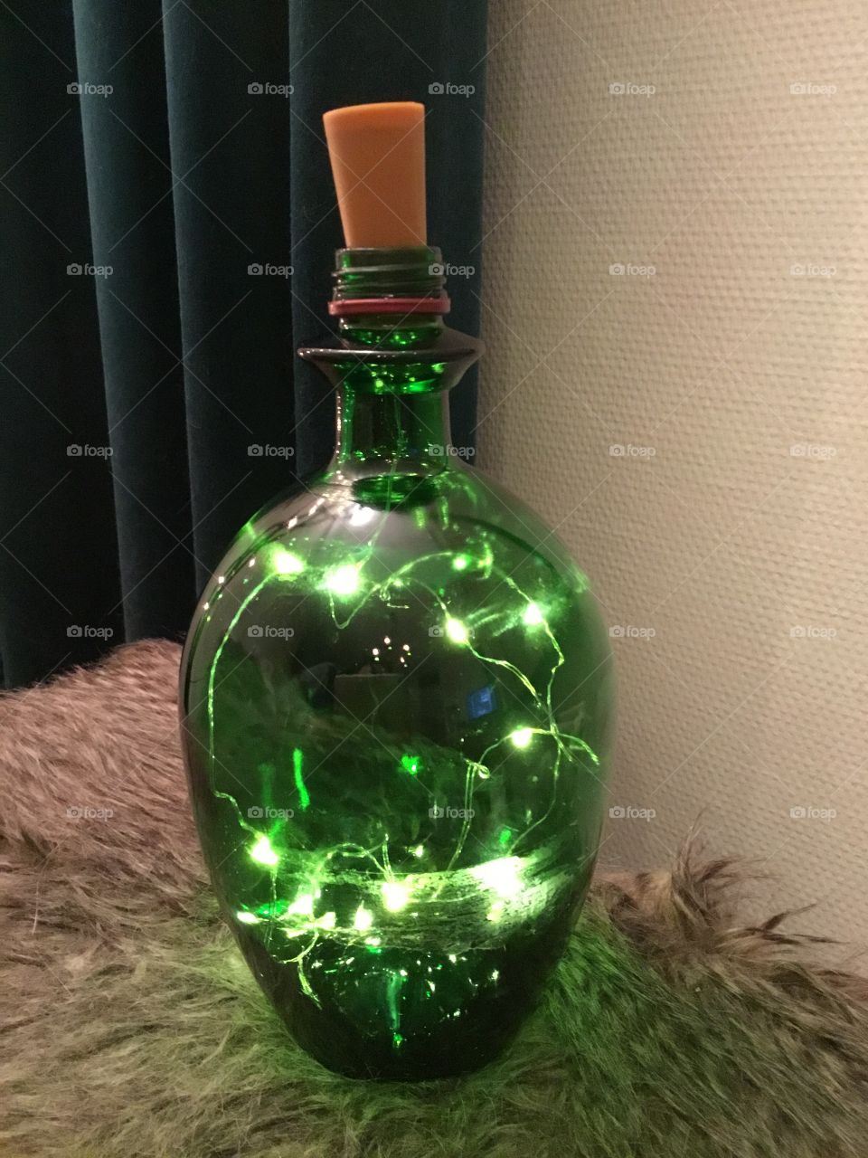 Bottle with lights

