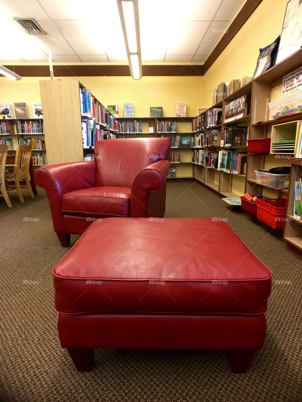 Big Red Arm Chair