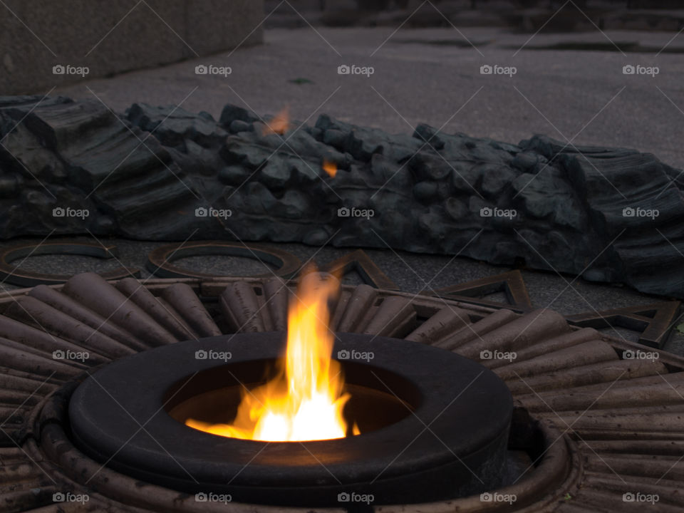 a bright hot fire burns in its fiery passionate dance 7