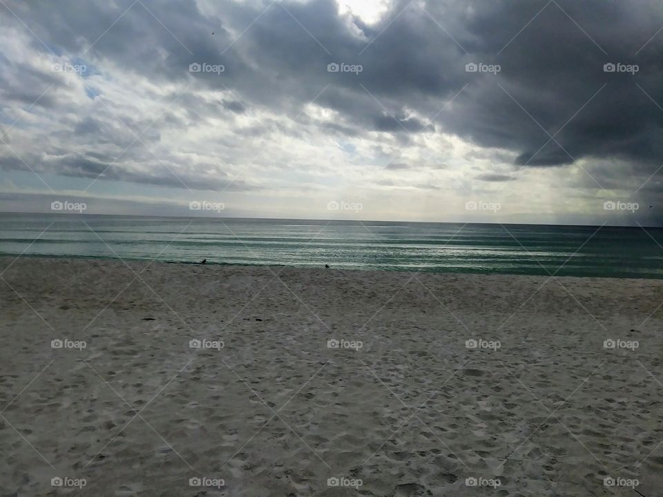 Early morning clouds over Panama City Beach, Fla
