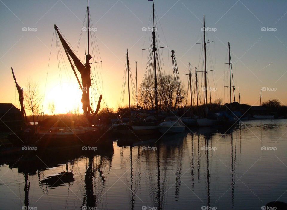 Sunset on the estuary 