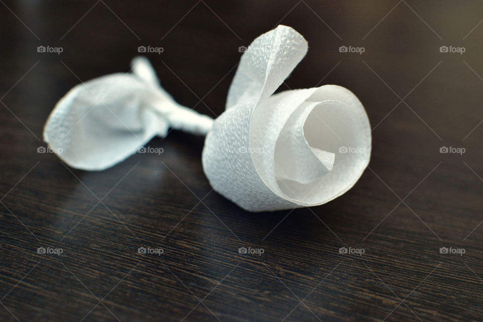 napkin rose