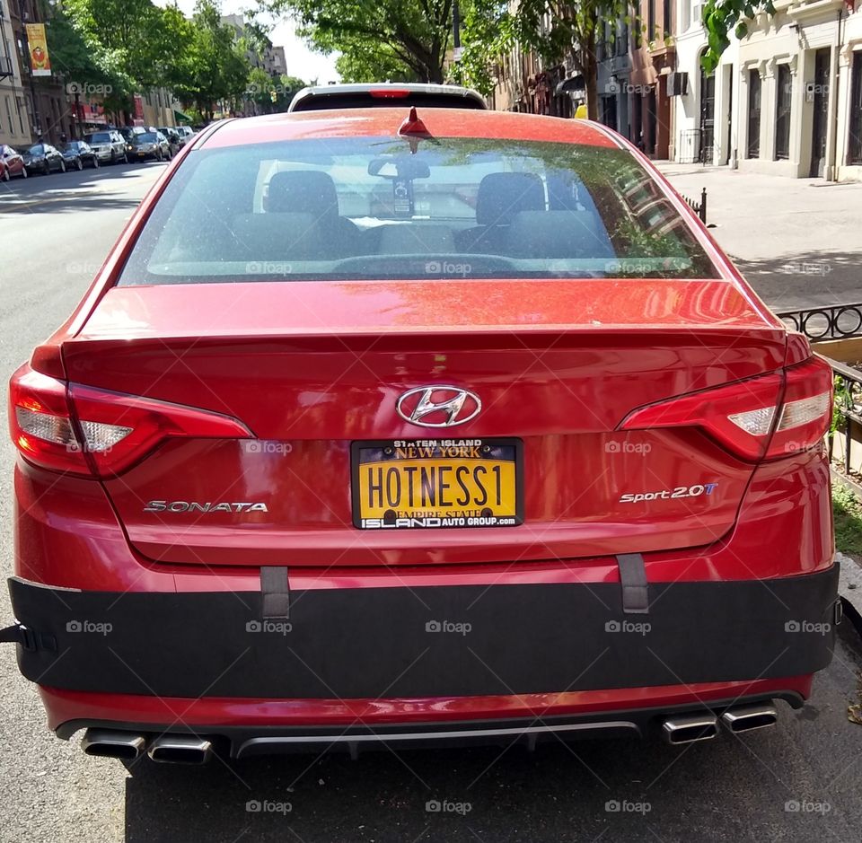 NYC Vanity License Plate