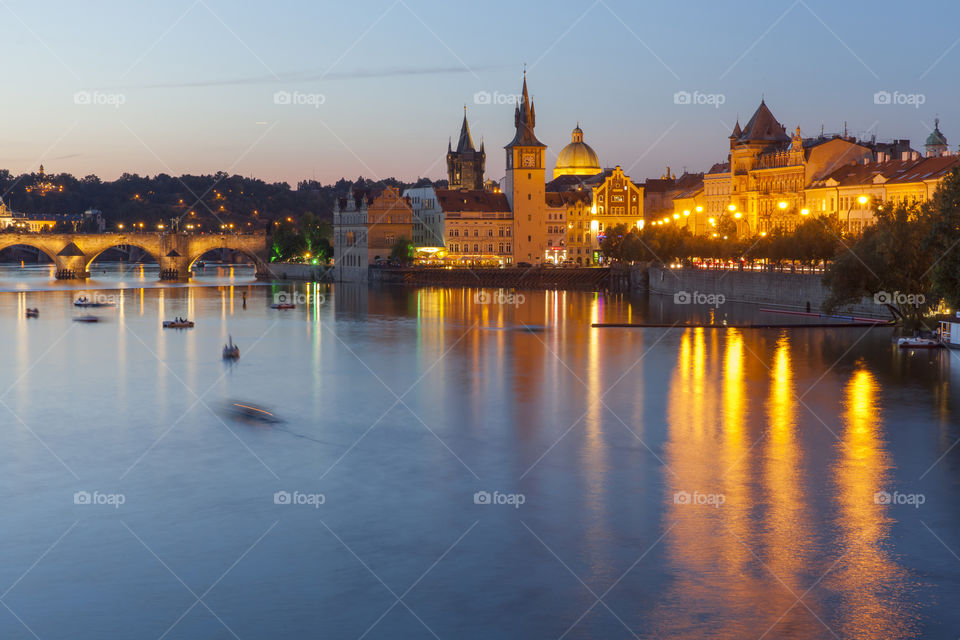 River in Prague