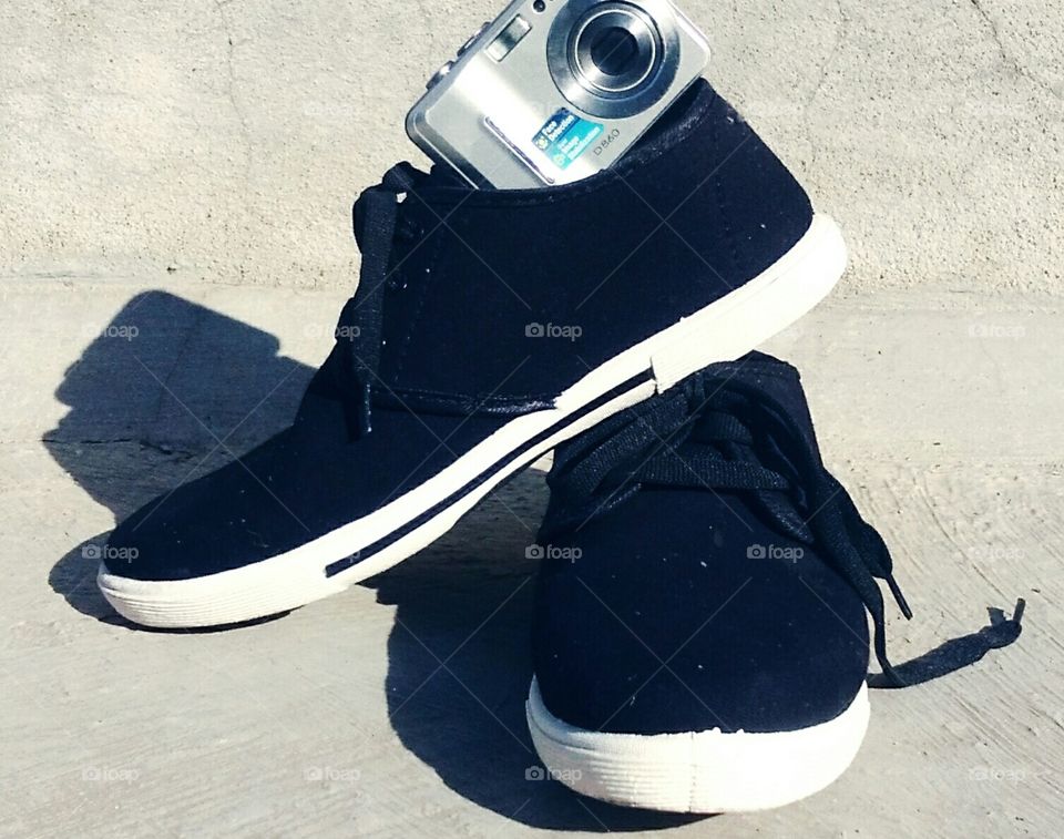 Camera and shoe&#x27;s
