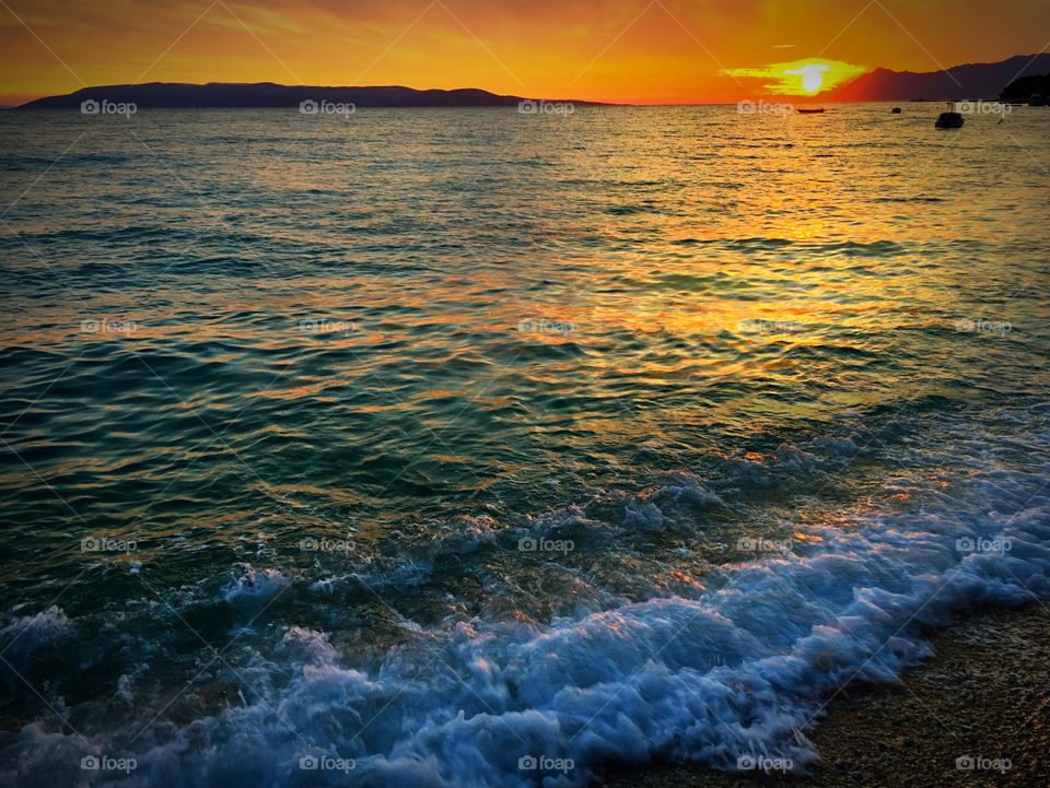 Sunset, Water, Dawn, Sea, Ocean