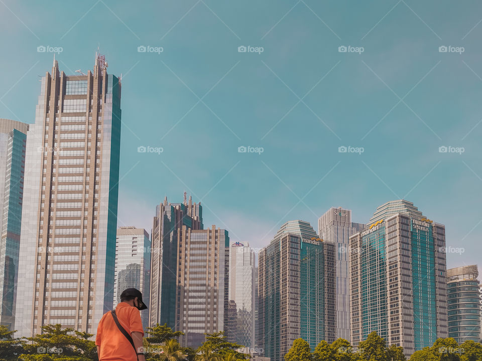 City Forest at Gelora Bung Karno Sport Complex in Jakarta, Indonesia