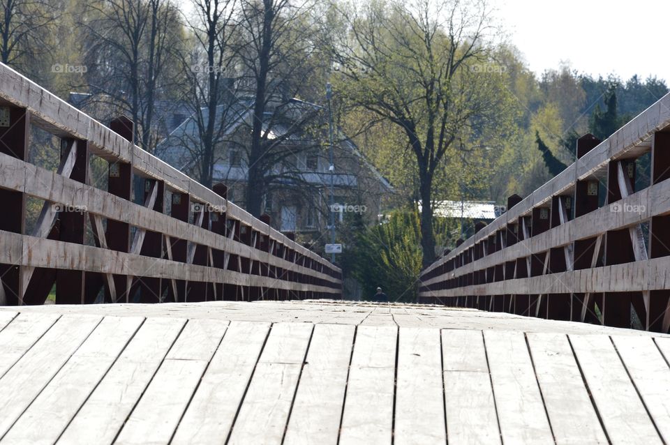 pedestrians bridge