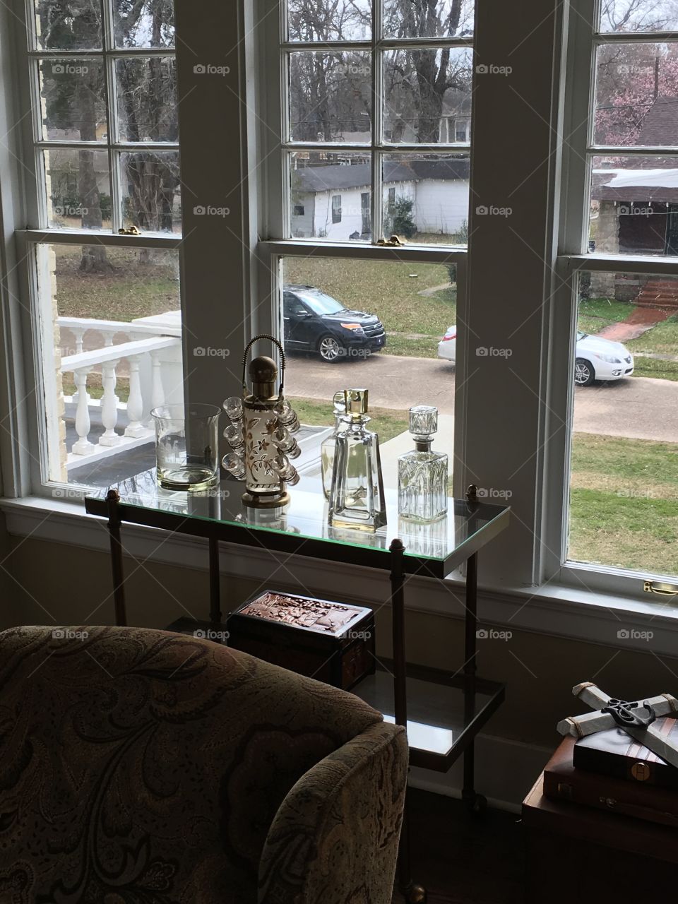 View over looking my house