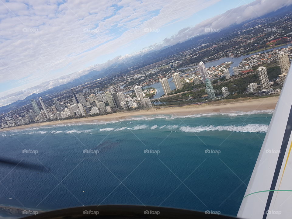 gold coast by sky