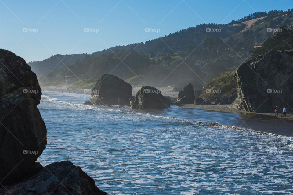 west coast shoreline