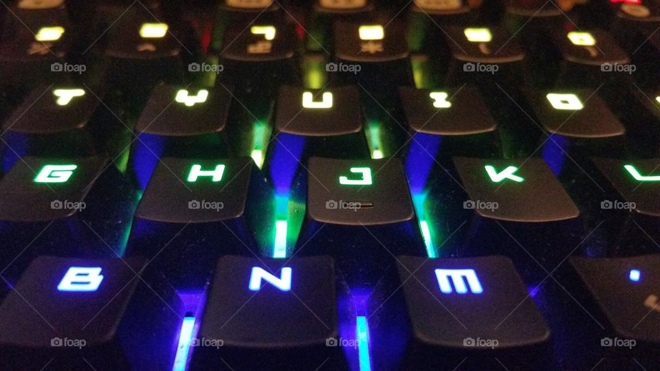 close up keyboard