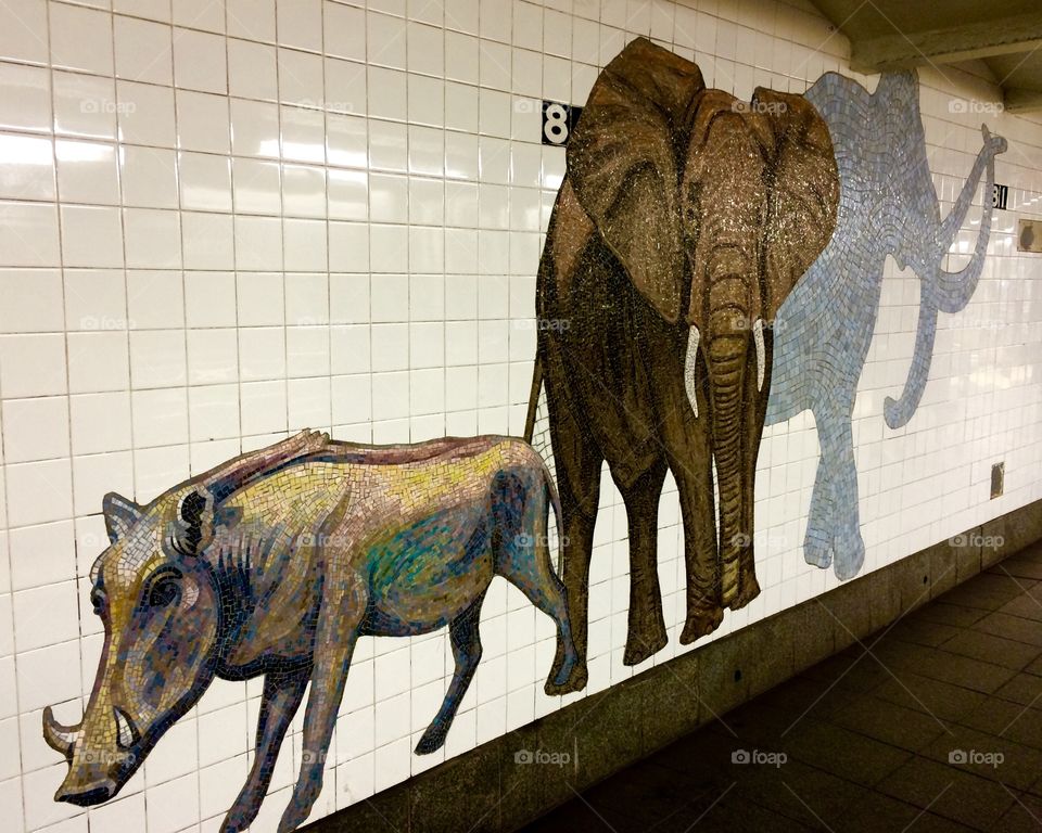 NYC subway station