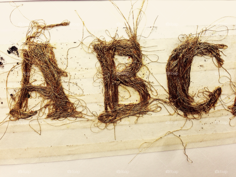 handmade typography alphabet a b c by null_device