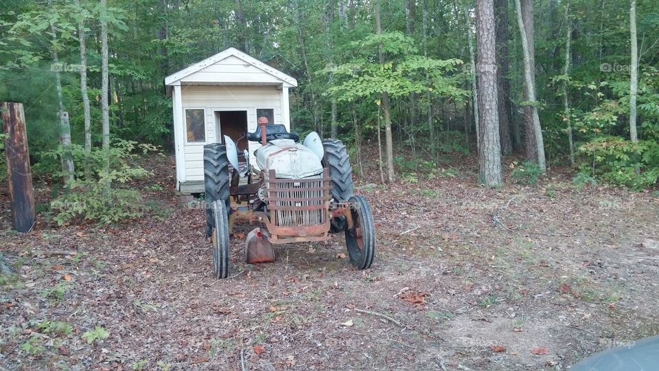 Old tractor