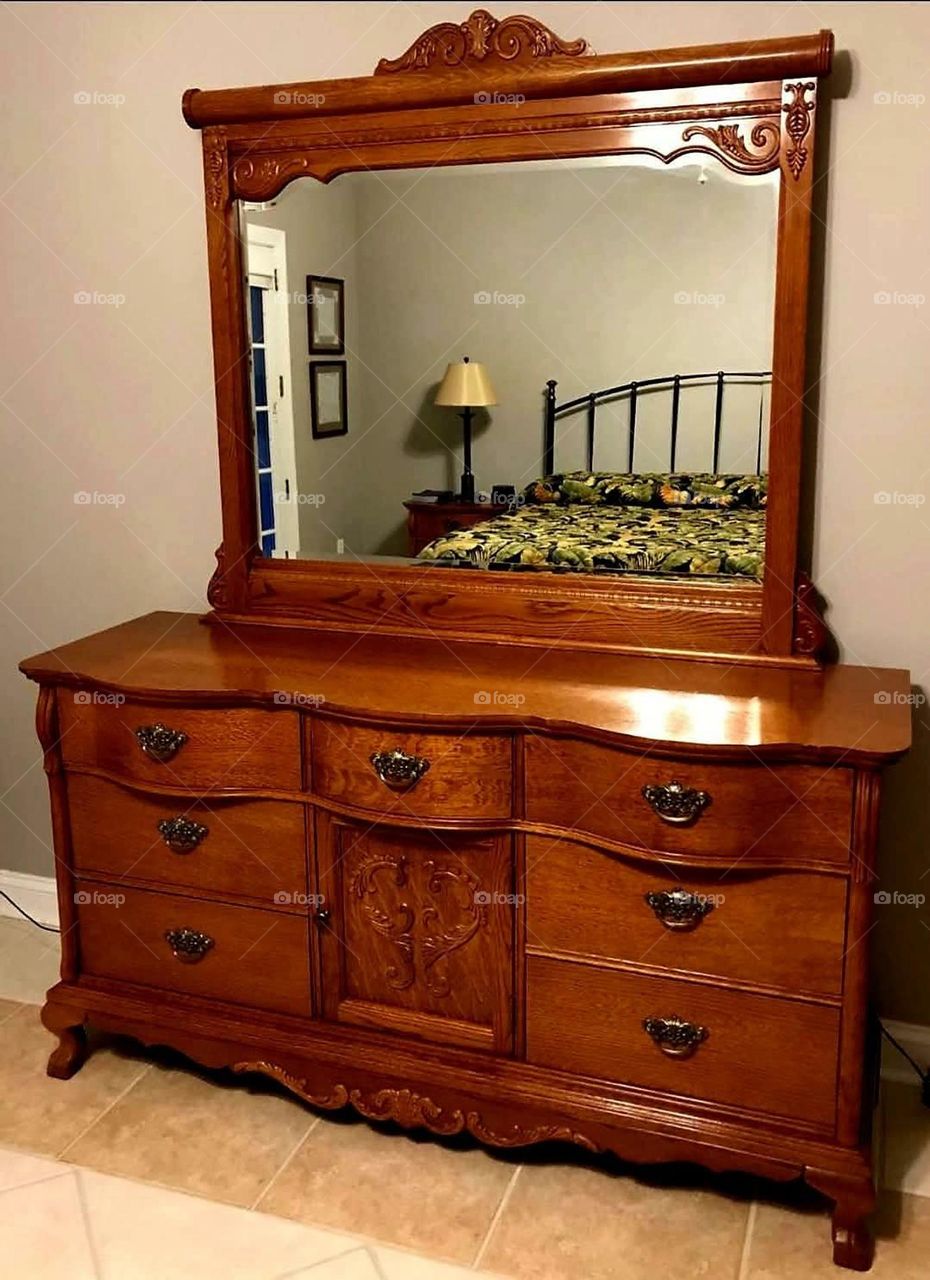 old dressing table
