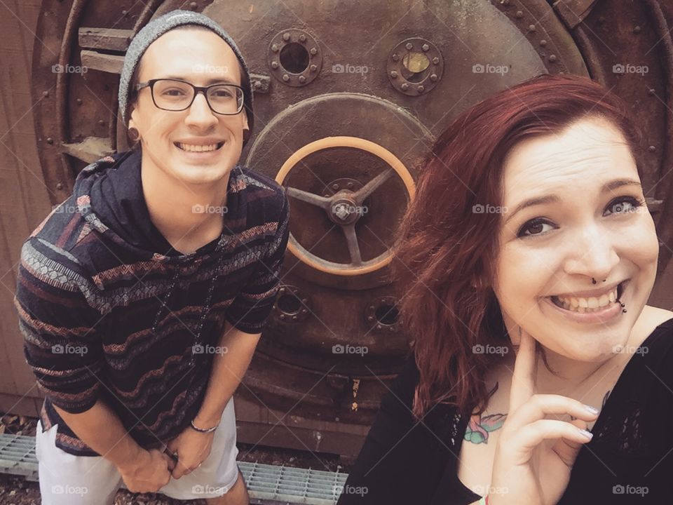 Husband and I had a lovely Airbnb host experience, Henry and Judith were great and have lots of props laying around like this awesome vault thing! 