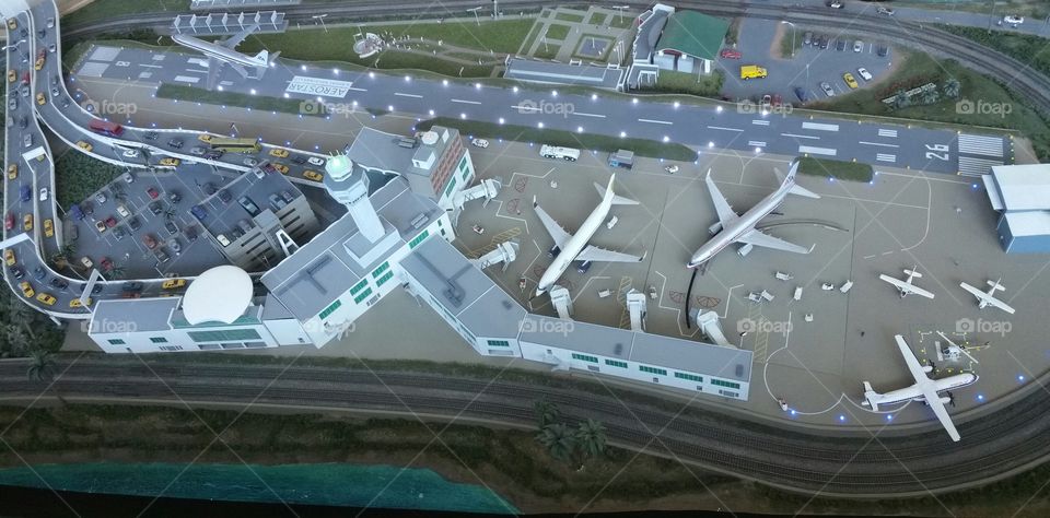 Airport scale model