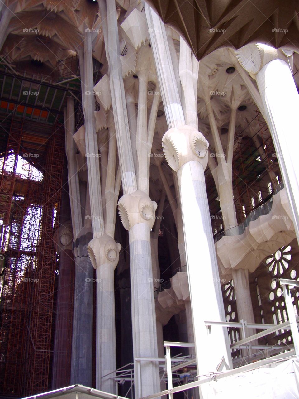 Sagrada Familia supports