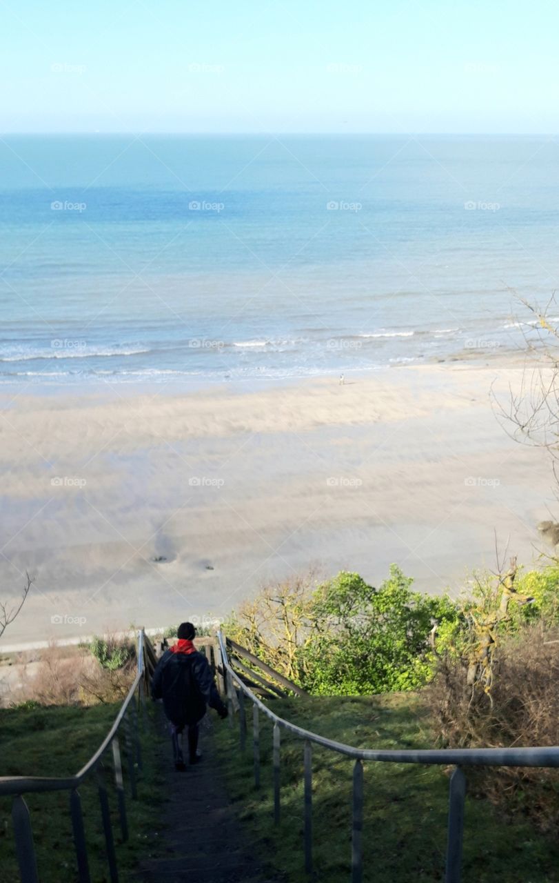 beach of Hennequeville normandy