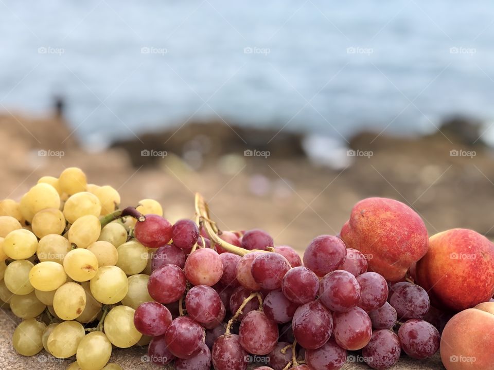 Fruits and sea