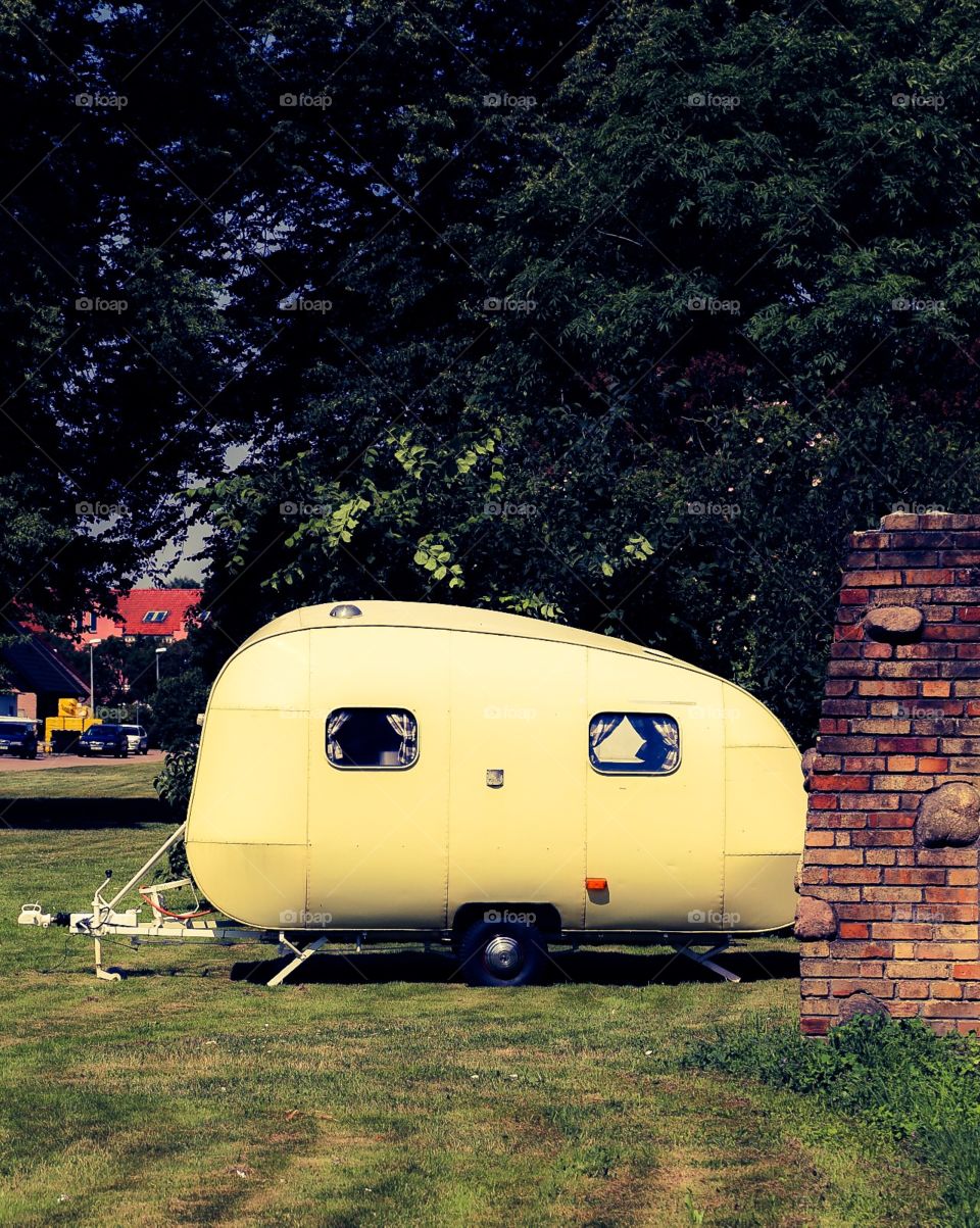 Vintage caravan 