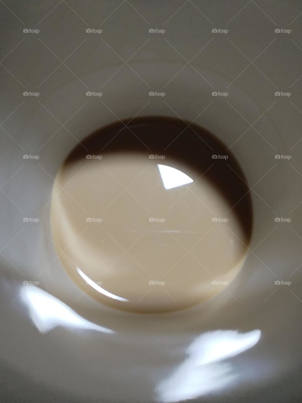 bottom of the cup